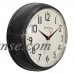 Westclox 32042W 9.5" Retro Wall Clock   555873258